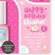 Sweet Kitty Nail Varnish + Hair Clips set