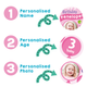 Personalised Little Ballerina Birthday Photo Jigsaw Puzzle