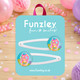 Pretty Mermaids (pink) 2 x Hair Clips