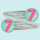 Funzley Birthdays Number 7 Hair Clips