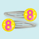 Funzley Birthdays Number 8 Hair Clips