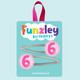 Funzley Birthdays Number 6 Hair Clips