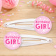 Birthday Girl Hair Clips
