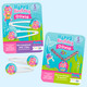 Pretty Mermaids Small Sq Birthday Gift Box
