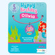 Pretty Mermaids Medium Square Birthday Gift Box