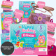 Pretty Mermaids Medium Square Birthday Gift Box