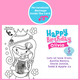 Pretty Mermaids Extra Large Deluxe Square Birthday Gift Box
