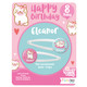 Personalised Sweet Kitty Small Birthday Letterbox Gift Box