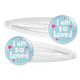 I am so loved 2 x Hair Clips