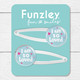 I am so loved 2 x Hair Clips