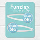 Dream Big 2 x Hair Clips