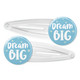 Dream Big 2 x Hair Clips
