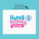 Personalised Pretty Mermaids Birthday Card With Hair Clips