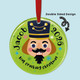 Personalised Nut Cracking Green Christmas Tree Decoration