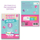 Personalised 3rd Birthday Letterbox Gift Box