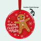 Personalised Gingerbread Christmas Tree Decoration