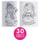 Personalised Let It Snow Colouring Book
