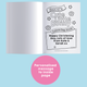 Personalised Cute Little Bunny 123 Colouring Book