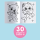 Personalised Mermaid Adventures Colouring Book
