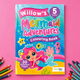 Personalised Mermaid Adventures Colouring Book