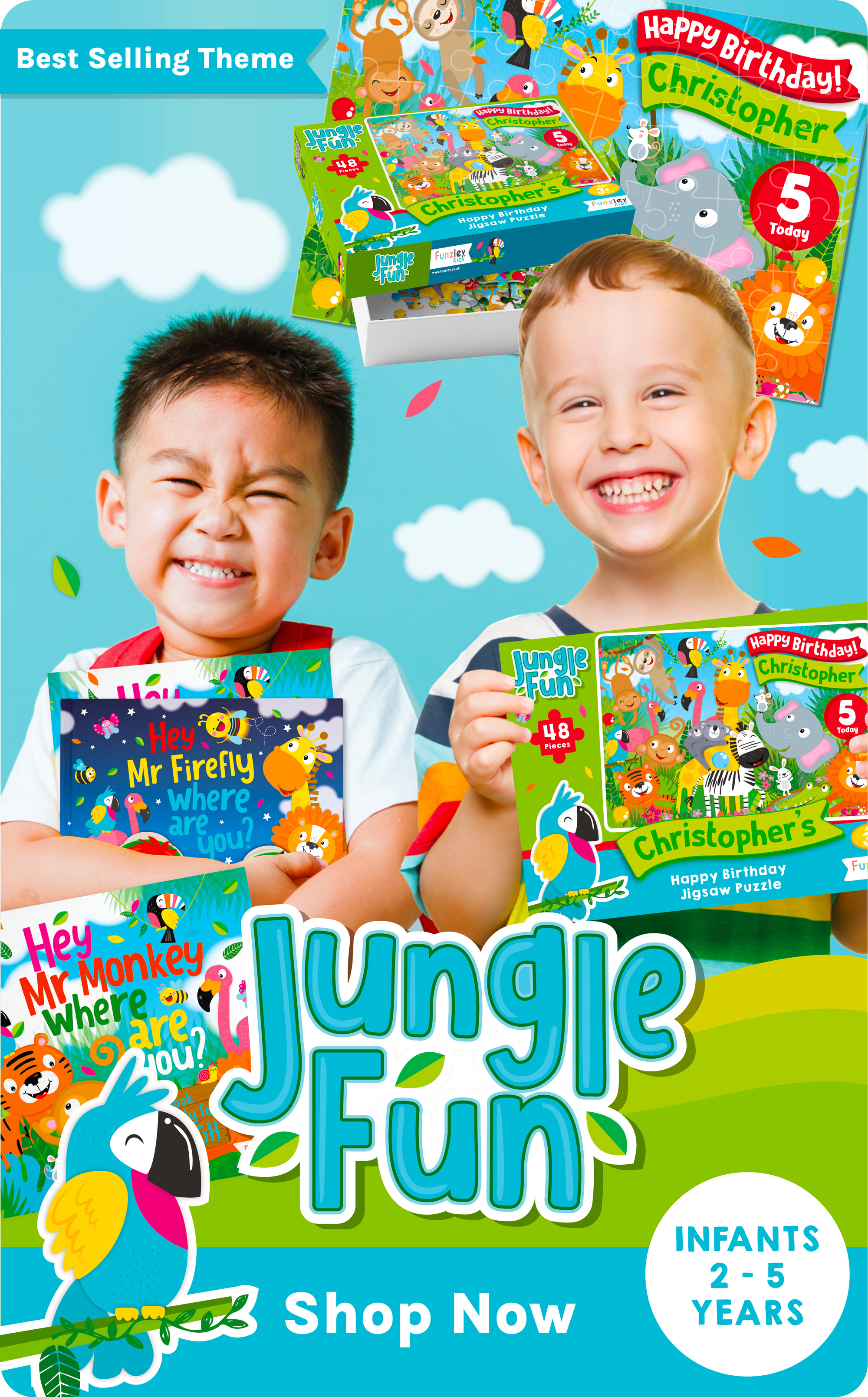 SHOP - Junior 6 - 9 Years, personalised kids birthday gifts, kids birthday personalised gifts, personalised children's birthday gifts, unique kids birthday gifts, personalised birthday gifts for children, kids birthday keepsakes, custom name birthday gifts for kids, personalised kids birthday presents UK, unique personalised kids birthday gifts, Funzley personalised birthday gifts