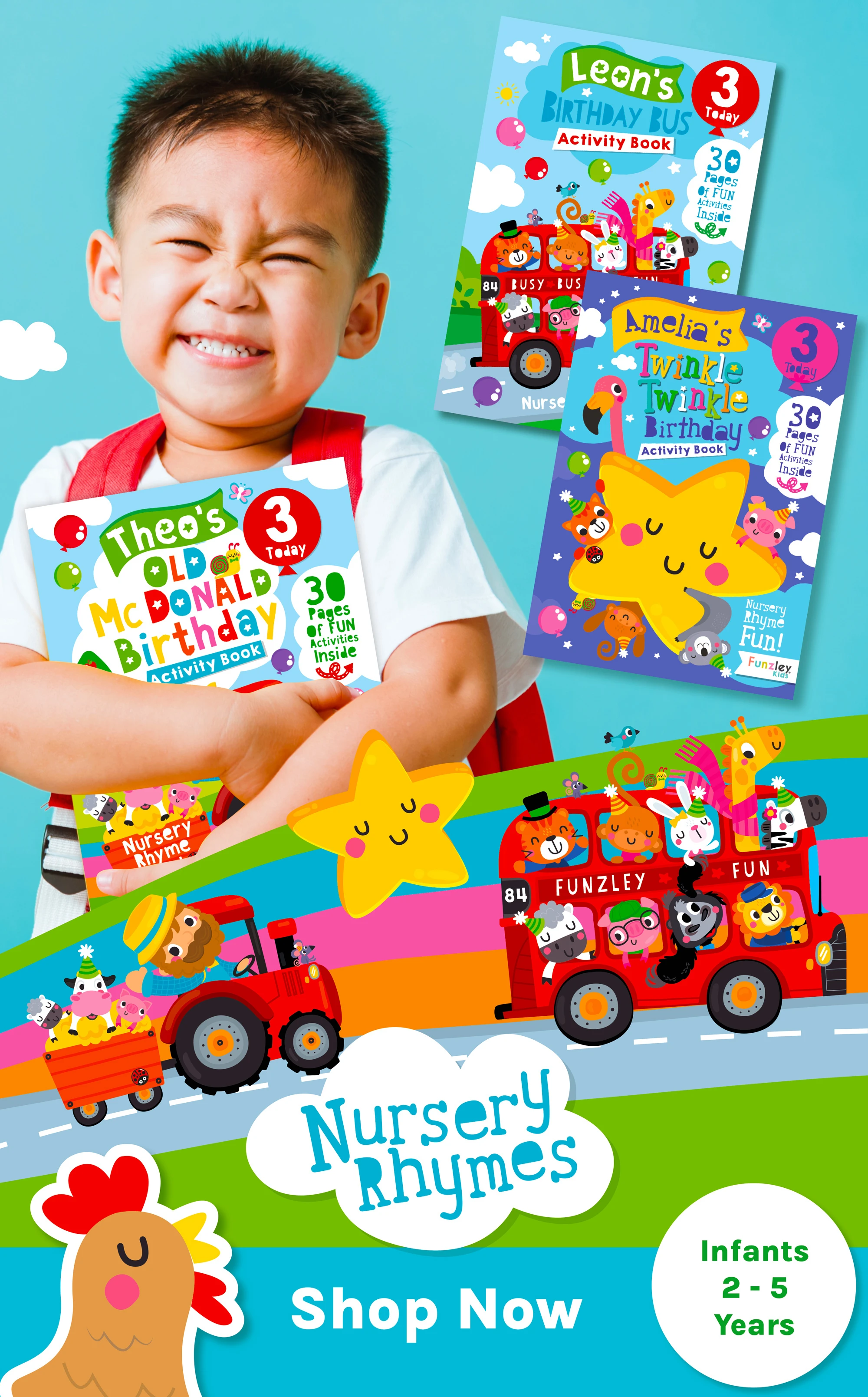 NURSERY RHYMES 2 - 5 YEARS BOOKS AND GIFTS
