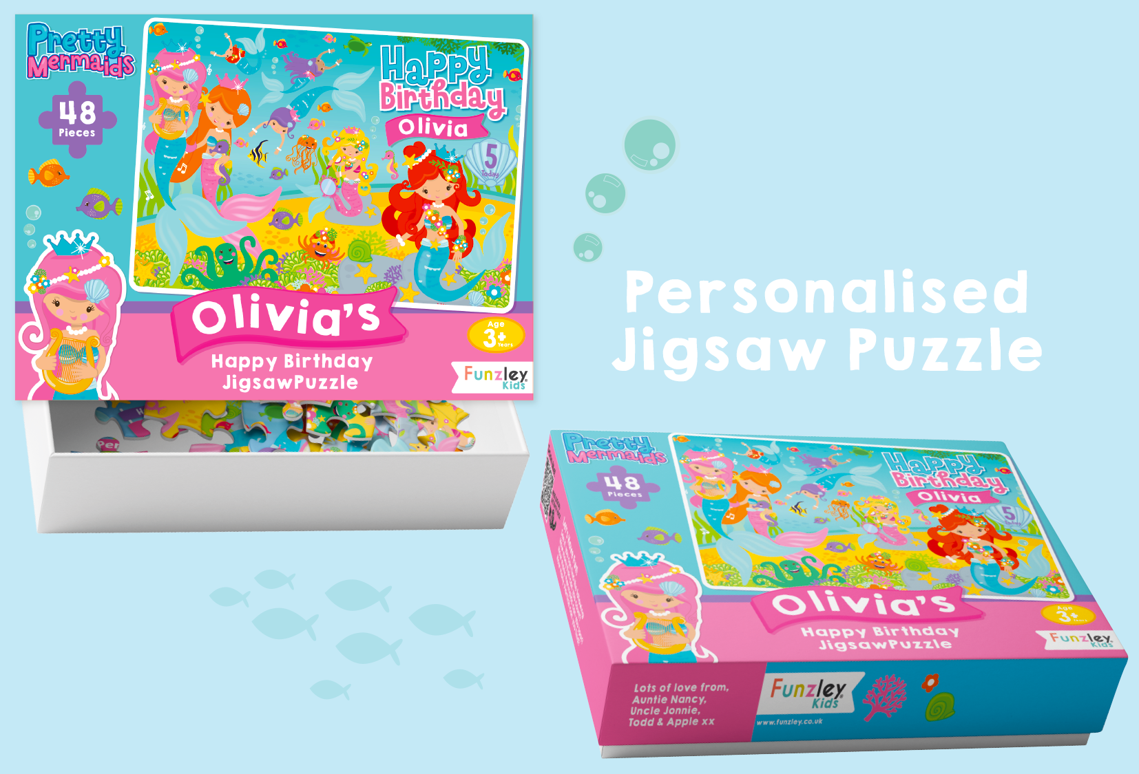 PRETTY MERMAID JIGSAWS