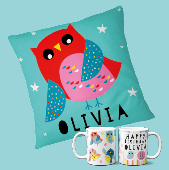 CUSHION AND MUG SET