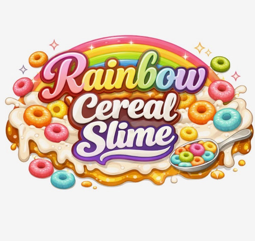 Rainbow Cereal Slime