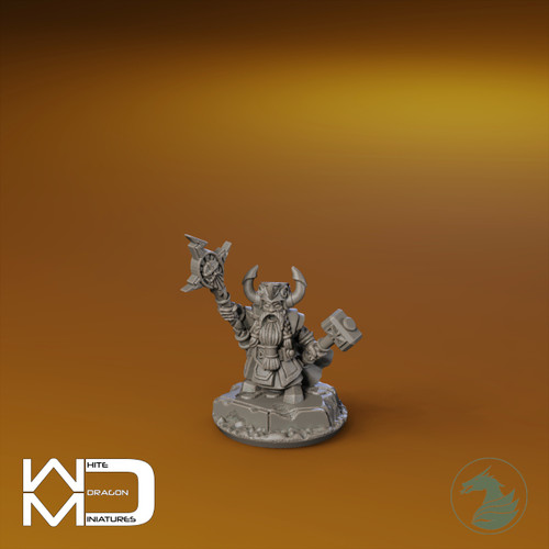 Dwarf High Lore Master On Foot White Dragon Miniatures DWF High Lore Master 85654.1720034317.500.750