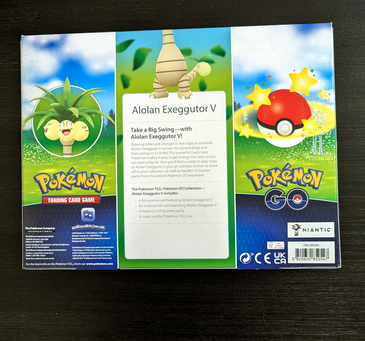  Pokemon TCG: Pokemon GO Collection—Alolan Exeggutor V : Toys &  Games