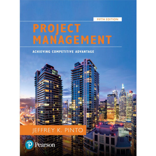 jeffrey k pinto project management pearson 3rd edition 2013