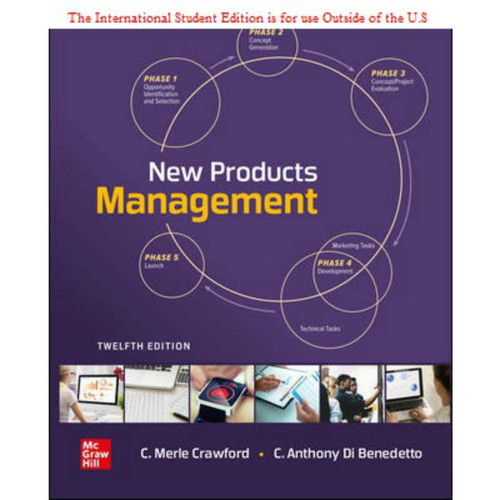 ISE New Products Management (12th Edition) C. Merle Crawford and C. Anthony Di Benedetto | 9781260575088