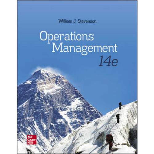 Operations Management (14th Edition) William J Stevenson | 9781260238891