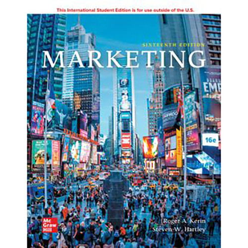 ISE Marketing (16th Edition) Roger Kerin, Steven Hartley and William Rudelius | 9781265111946