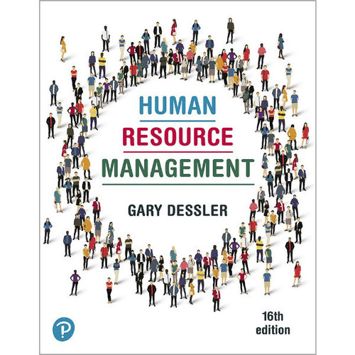 Human Resource Management (16th Edition) Gary Dessler 9780135172780