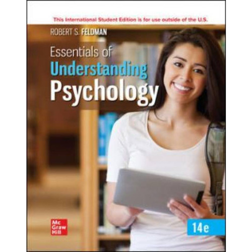 essentials of understanding psychology by feldman, robert s.12th edition