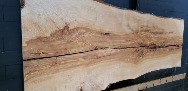 AS-1477 Ash Live Edge Kiln Dried Slab | Yoder Lumber