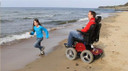 Beach tires All terrain 4 x 4 Mobility Power wheelchair