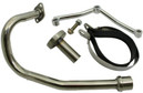 QMB139 50cc 4-stroke Performance Exhaust - Oval (190-47)