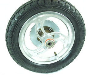 12" x 2.25" Scooter Rear Wheel Assembly (153-5)