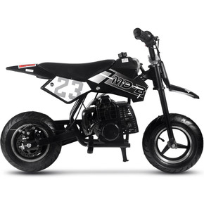 MotoTec DB-02 50cc 2-Stroke Kids Supermoto Gas Dirt Bike Black