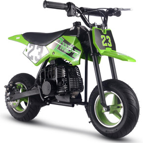 MotoTec DB-02 50cc 2-Stroke Kids Supermoto Gas Dirt Bike Green