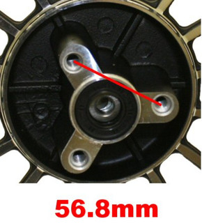 10" Wheel Set For Retro 150cc Scooters (144-33)