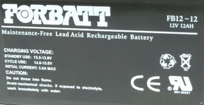 24 Volts SLA Rechargeable Battery Set (104-9-2)