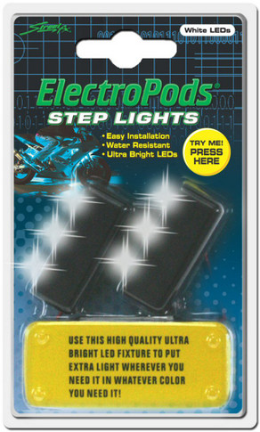 StreetFX ElectroPods Black Step Lights (138-81)