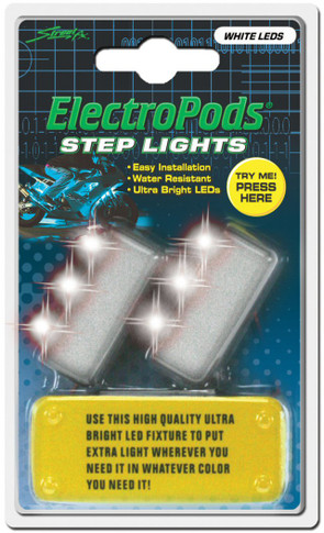 StreetFX ElectroPods Chrome Step Lights (138-80)