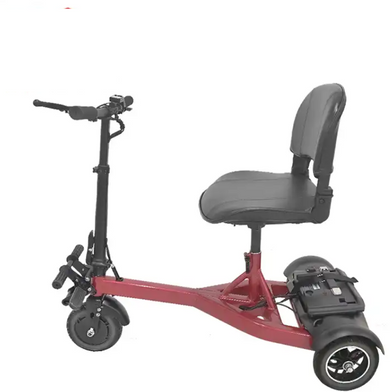 3 Wheel Portable Mobility Scooter for Adult, Made with Aircraft-Grade Aluminum Frame, with Top Speeds of 6mph and 12-Mile Range, Folding Feature for Easy Mobility, 200W Motor, Quick Charge 36V Battery
