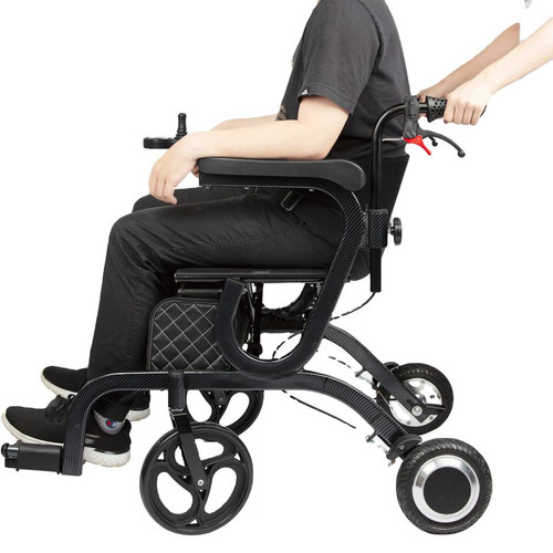 Carbon Multi-Functional 3-in-1 Electric Wheelchair, Walker & Rollator
