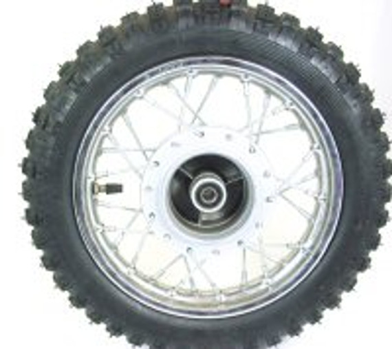 10" XR Dirt Bike Front Wheel Assembly